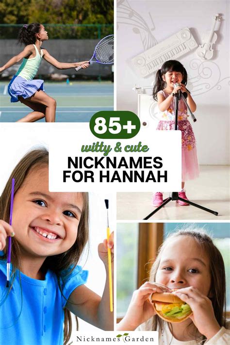 usernames for hannah|130+ Creative Nicknames For Hannah